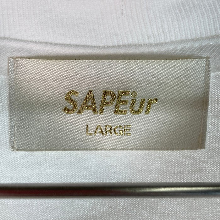 SAPEur サプール SAPEUR CARGO SERVICE プリント 半袖 Tシャツ