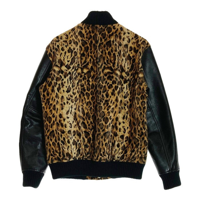 BEDWIN & THE HEARTBREAKERS ベドウィンアンドザハートブレイカーズ LEOPARD AWARD JKT スタジャン ブラウン × ブラックsize2 瑞穂店