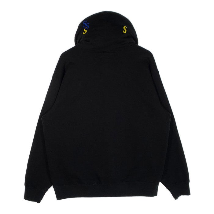 SUPREME シュプリーム 21SS Embroidered S Logo Hooded Sweatshirt Sロゴ プルオーバー スウェットパーカー ブラック Size L 福生店