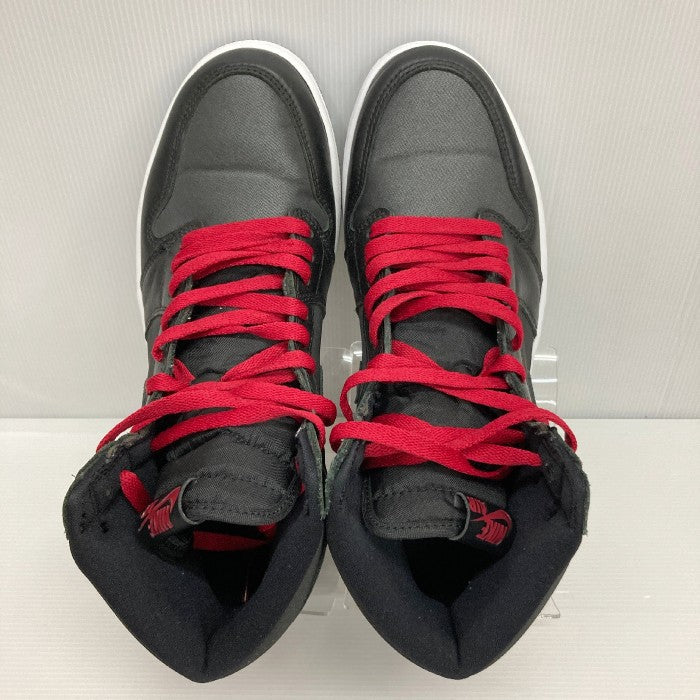 NIKE ナイキ AIR JORDAN 1 RETRO HIGH OG SATIN エアジョーダン1 レトロハイ サテン スニーカー 555088-060 ブラック size28.5cm 瑞穂店