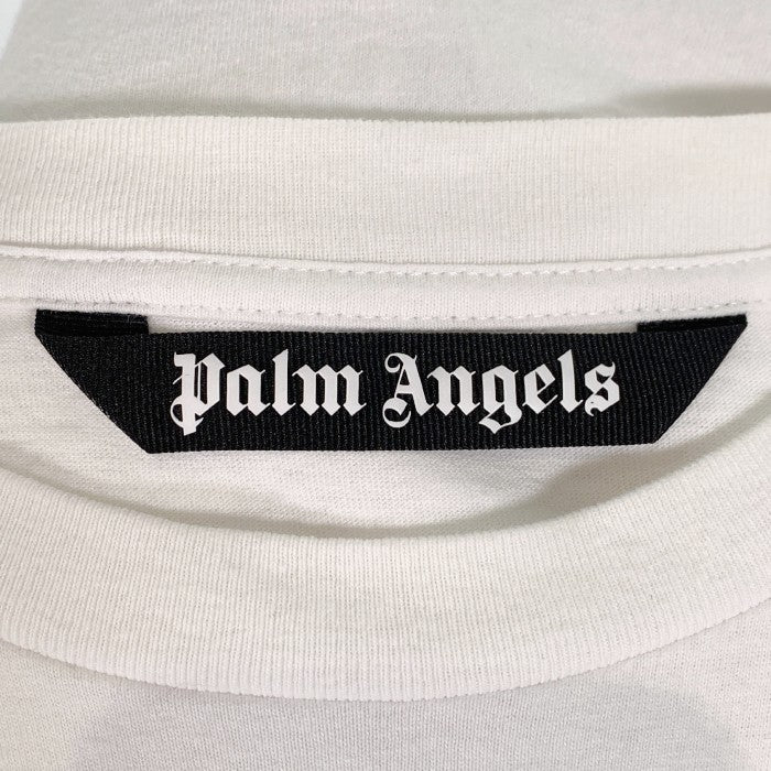 Palm Angels パームエンジェルス ボックスロゴ プリント Tシャツ ホワイト PMAA065F22JER002 Size M 福生店
