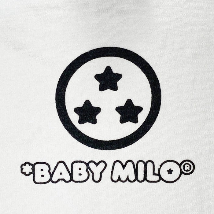 A BATHING APE アベイシングエイプｘDRAGON BALL Z ドラゴンボールZ BABY MILO MR SATAN&CELL ミスターサタン セル ホワイト sizeXL 瑞穂店