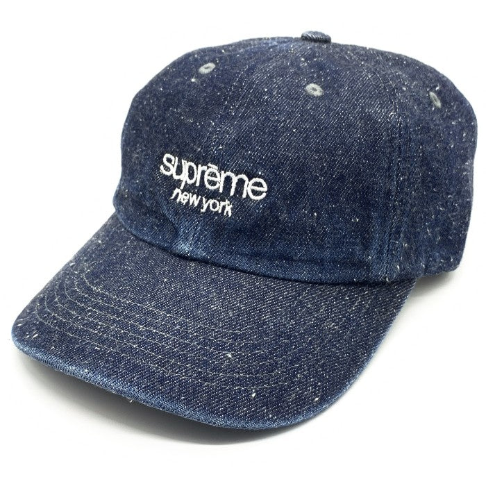 SUPREME シュプリーム 23SS Classic Logo 6-Panel クラシックロゴ 6パネルキャップ デニム 福生店