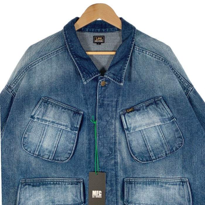 MFC STORE エムエフシーストア 22SS Lee リー Denim Fatigues Jacket デニムファティーグジャケット インディゴ Size XL 福生店