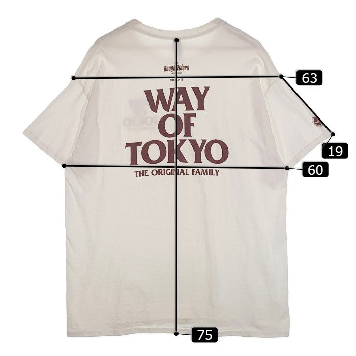 WAY OF TOKYO RATS ラッツ Rough Riders S/S TEE Tシャツ ホワイト