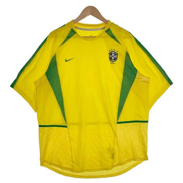 NIKE ナイキ CBF BRASIL ブラジル代表 ゲームシャツ ユニフォーム イエロー Size XL 福生店