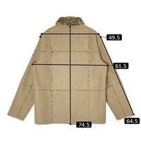 SUPREME シュプリーム 19SS Reversible Faux Suede Leopade coat リバーシブル レオパード スウェード コート ベージュ sizeM 瑞穂店