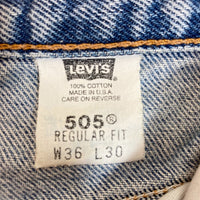 LEVI'S リーバイス 505 USA製 デニムパンツ インディゴ sizeW36 L30 瑞穂店