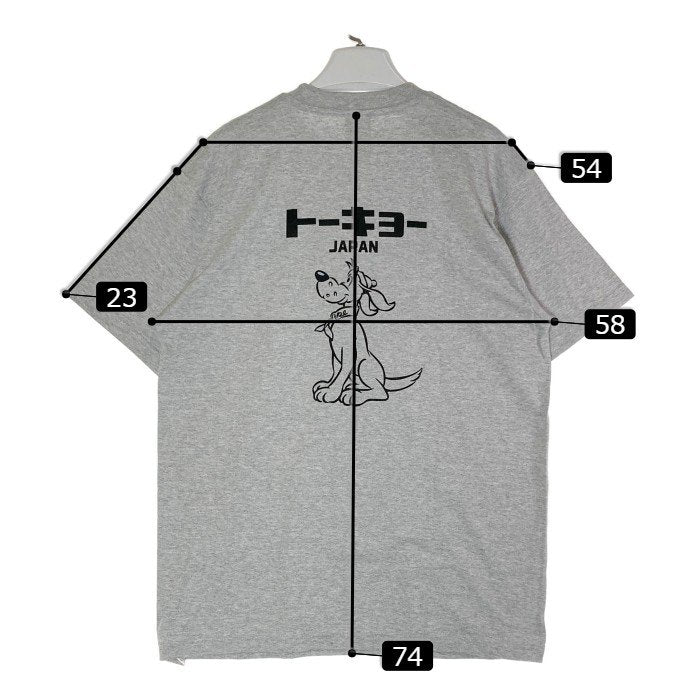 BOAT HOUSE ボートハウス ジョイマークデザイン ショーナンデューク カタカナプリント Tシャツ グレー size5 瑞穂店