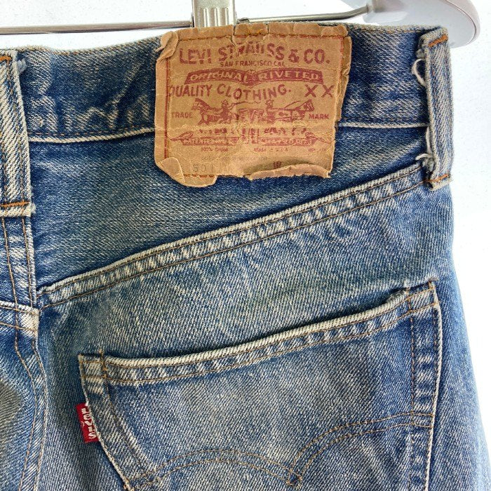 Levi's リーバイス 501 66後期  刻印6  収縮率10％ ヴィンテージ デニムパンツ ブルー sizeW31 瑞穂店