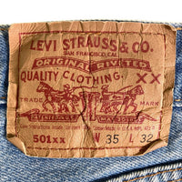 LEVI'S リーバイス501xx 90's USA製 501 デニム ジーンズ アメリカ製 ジーパン ビンテージ ブルー sizeW35 瑞穂店