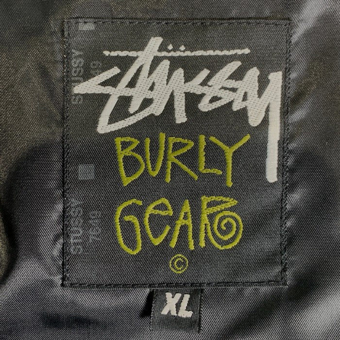 STUSSY ステューシー ラムレザー ダウンジャケット ブラック Size XL 福生店