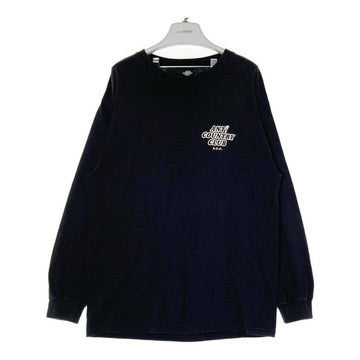 ANTI COUNTRY CLUB アンチカントリークラブ プリント ロングスリーブ Tシャツ ブラック SizeL 瑞穂店