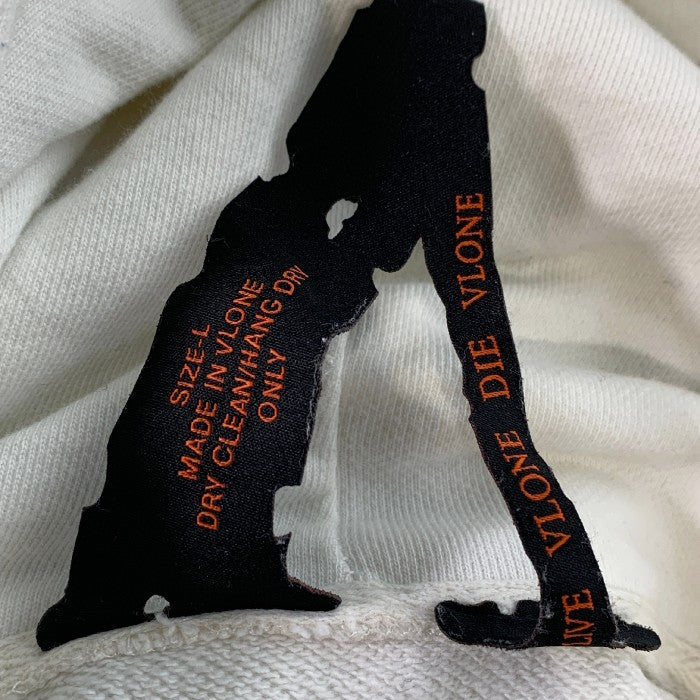 VLONE ヴィーロン Yams Day Lil Newport Hoodie プルオーバー スウェットパーカー ホワイト Size L 福生店