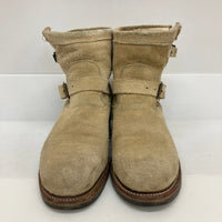 CHIPPEWA チペワ ショートエンジニアブーツ スチールトゥ 91001 スウェード ベージュ size9・1/2E 瑞穂店