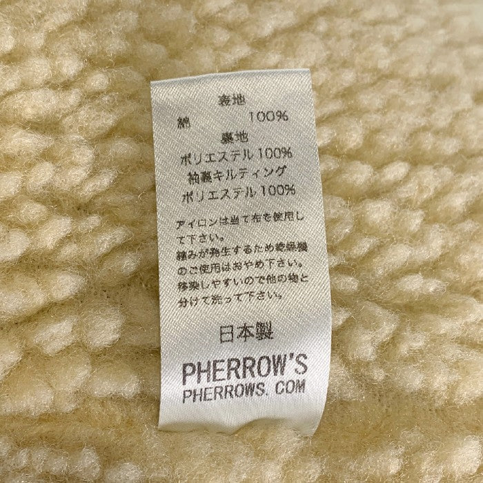 Pherrows フェローズ ランチジャケット デニム 内ボア インディゴ 17W-PRJ-91 Size 40 福生店