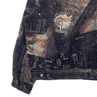 SUPREME シュプリーム 23SS Archive Denim Jacquard Trucker Jacket アーカイブ デニムジャガード トラッカージャケット インディゴ Size L 福生店