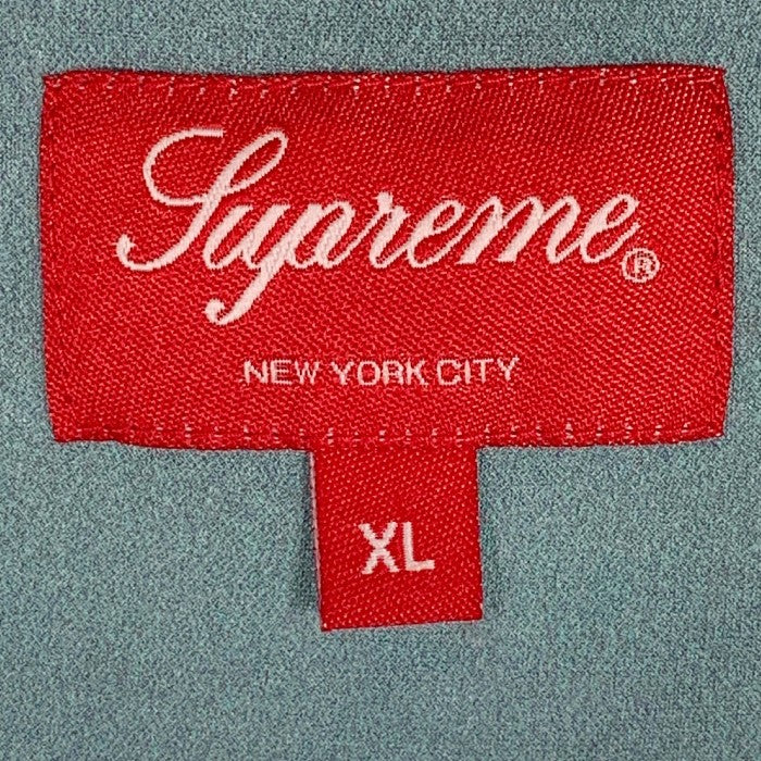 SUPREME シュプリーム 21SS Fuck Rayon S/S Shirt ファック ショートスリーブ レーヨンシャツ ブルー Size XL 福生店