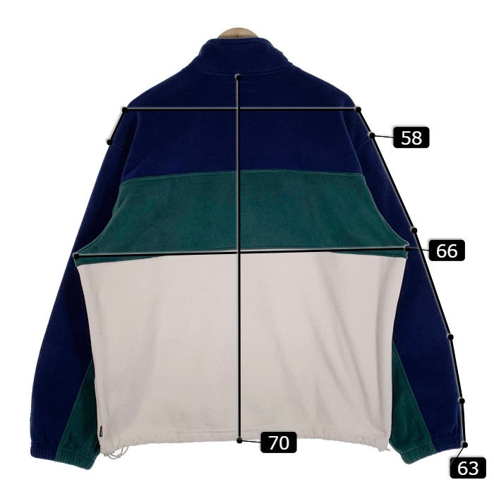 Supreme Polartec Zip Jacket ネイビー XLサイズスウェット