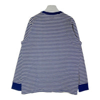 SUPREME シュプリーム 15AW STRIPED LOGO ストライプロゴ ロンT ネイビー sizeL 瑞穂店