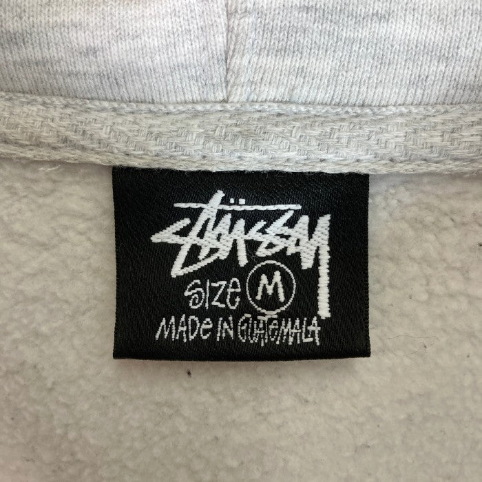 STUSSY ステューシー PositiveVibrations 刺繍ロゴパーカー グレー sizeM 瑞穂店