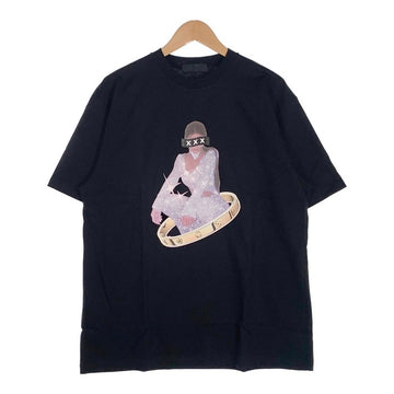 GOD SELECTION XXX ゴッドセレクショントリプルエックス 22SS プリントTシャツ ブラック Size L 福生店