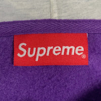 SUPREME シュプリーム 16SS Contrast Placket Hooded コントラストプラケット スウェットパーカー パープル Size M 福生店