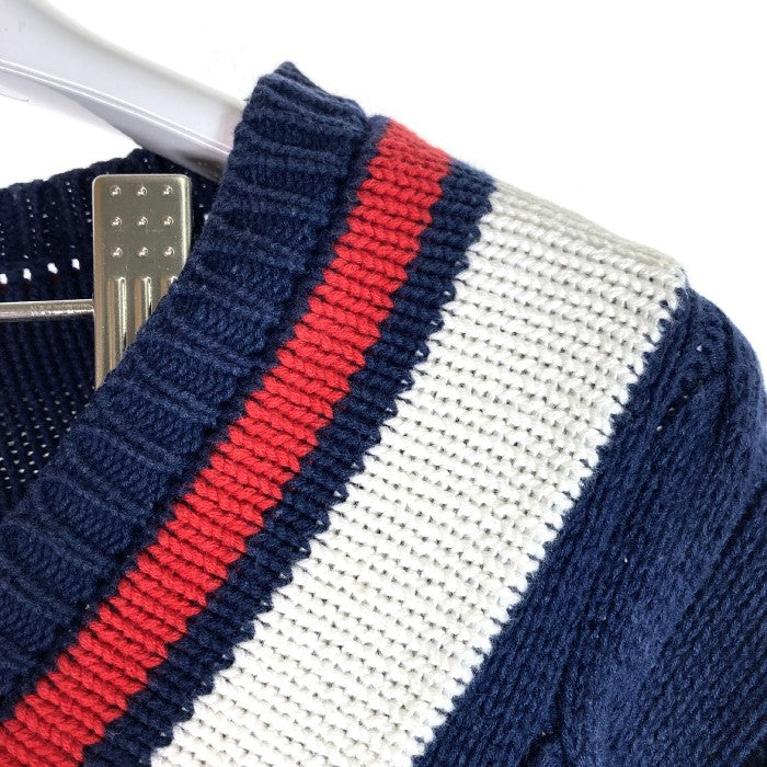 POLO Ralph Lauren ポロ ラルフローレン チルデン コットン ケーブルニット 80'S ネイビー sizeS 瑞穂店