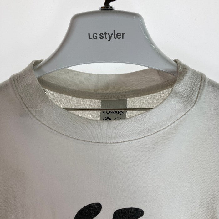 WASTED YOUTH ウェイステッドユース POWERS SUPPLY L/S TEE グラフィックロゴプリント VERDY Tシャツ ホワイト sizeL 瑞穂店