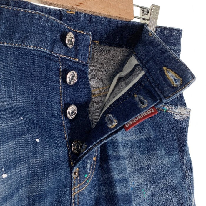 DSQUARED2 ディースクエアード TIDY BIKER JEAN バイカージーンズ ...