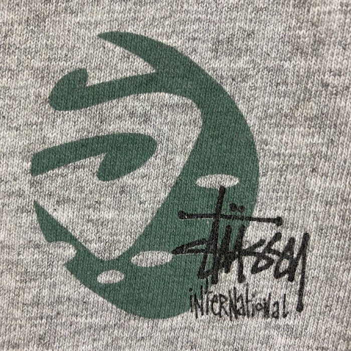 STUSSY ステューシー International インターナショナル USA製 Tシャツ グレー sizeL 瑞穂店