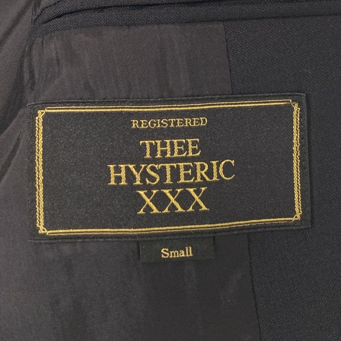 THEE HYSTERIC XXX ジィヒステリックトリプルエックス ウール スーツ スラックス×2 ブラック Size S 福生店