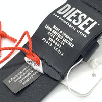 DIESEL ディーゼル BLUSTAR2 レザーベルト ブラック シルバーバックル X08881 T8013 Size 85 福生店