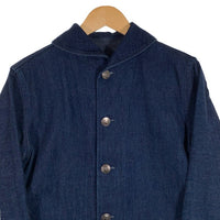 WAREHOUSE ウエアハウス U.S.NAVY 2142 DENIM DECK JACKET デニム カバーオール ショールカラー インディゴ Size 36 福生店