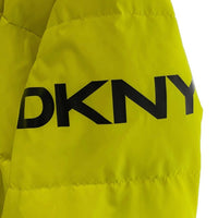 DKNY ダナキャランニューヨーク パファージャケット 中綿 蛍光イエロー 並行品 Size XL 福生店