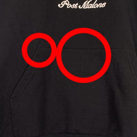 Post Malone ポストマローン VERDY ヴェルディ プリント プルオーバースウェットパーカー ブラック Size XL 福生店