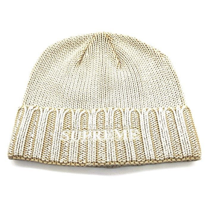 SUPREME シュプリーム 22SS Overprint Beanie オーバープリント ビーニーキャップ ベージュ 福生店