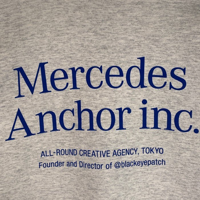 Mercedes Anchor inc. メルセデスアンカーインク プリント スウェットクルーネックトレーナー オートミール Size XL 福生店