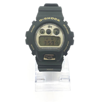 CASIO カシオ G-SHOCK デジタル クォーツ腕時計 STUSSY ステューシー 25周年 DW-6900STS ブラック 福生店