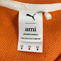 PUMA プーマ ami Alexandre Mattiussi アミ アレクサンダーマティッシュ プルオーバースウェットパーカー オレンジ Size M 福生店