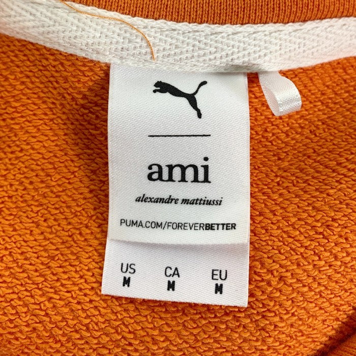 PUMA プーマ ami Alexandre Mattiussi アミ アレクサンダーマティッシュ プルオーバースウェットパーカー オレンジ Size  M 福生店