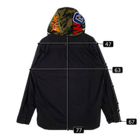 A BATHING APE アベイシングエイプ シャーク シャツジャケット ブラック 001SHG301009X Size XL 福生店