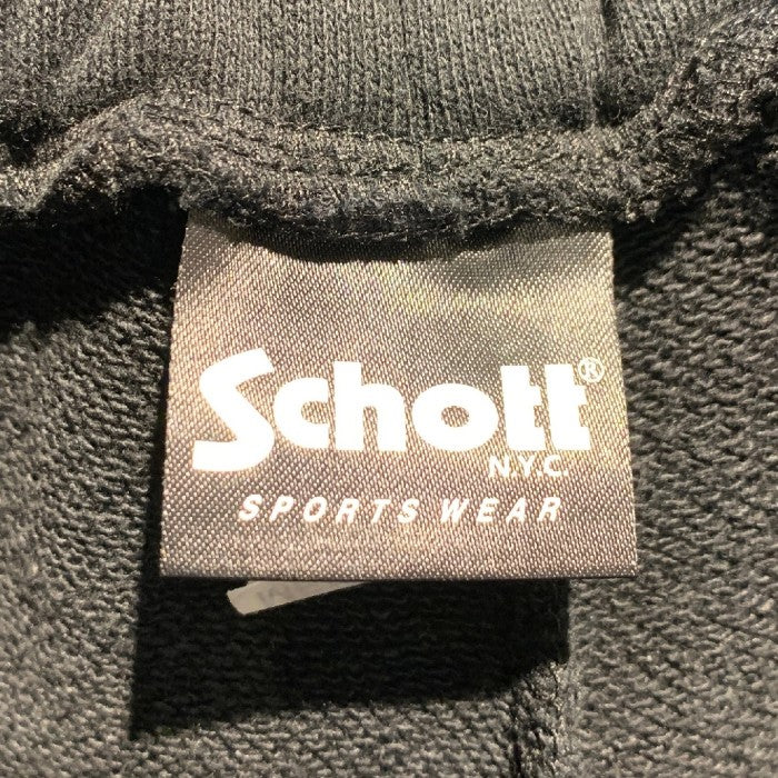 Schott ショット SWEAT PANTS スウェットパンツ ブラック 782-3210009 Size M 福生店