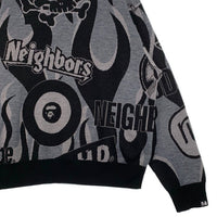 A BATHING APE アベイシングエイプ NEIGHBORHOOD ネイバーフッド RELAXED FIT KNIT ニットセーター ブラック Size XL 福生店