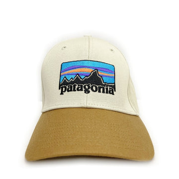 PATAGONIA パタゴニア 73 ロゴ ラジャー ザット トラッカー ベースボール キャップ ベージュ 3800sp17 瑞穂店