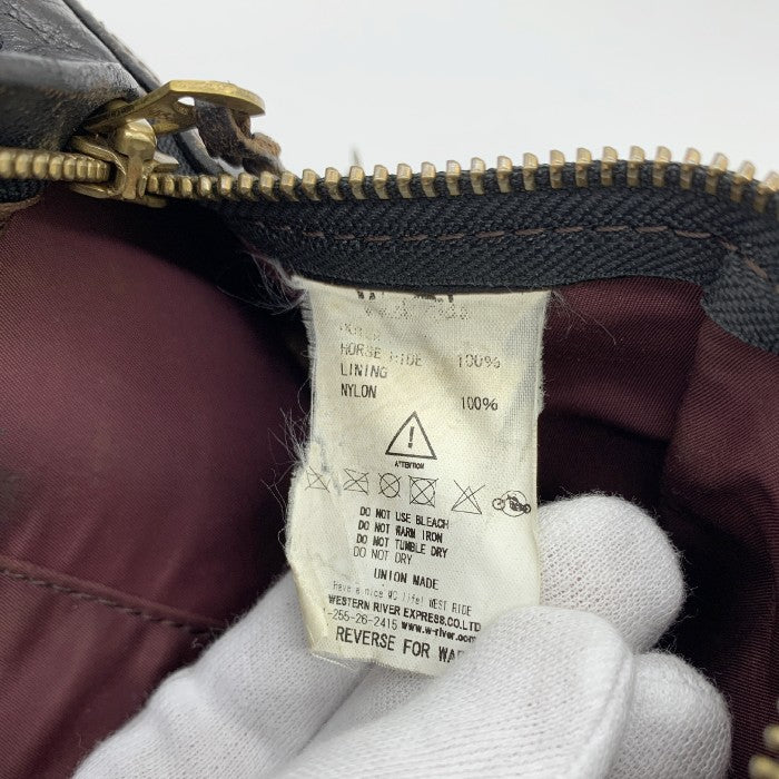 WEST RIDE ウエストライド RIDING WAIST BAG ライディングウエストバッグ ホースハイド ブラック 福生店