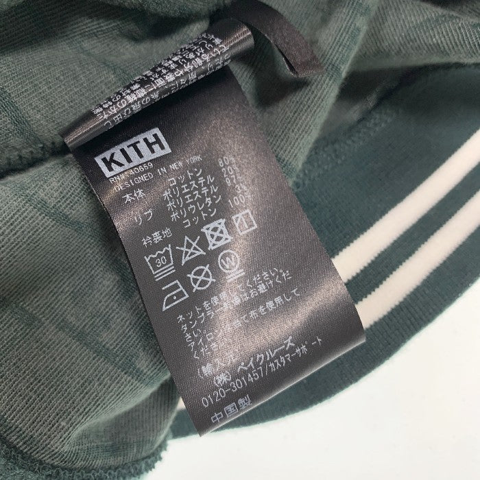 KITH キス パイル地 ロゴ 半袖 ポロシャツ グリーン Size M 福生店