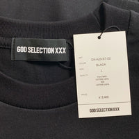GOD SELECTION XXX ゴッドセレクショントリプルエックス 23AW プリント Tシャツ ブラック GX-A23-ST-02 Size L 福生店