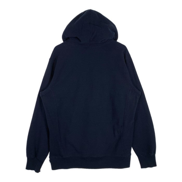 Supreme シュプリーム 17SS Chenille Arc Logo Hooded Sweatshirt シェニールアーチロゴ スウェットパーカー ネイビー Size XL 福生店