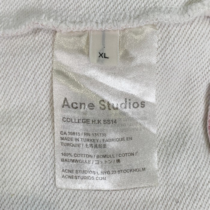 Acne Studios アクネ ステュディオズ 総柄  スウェット クルーネック トレーナー Size XL 福生店